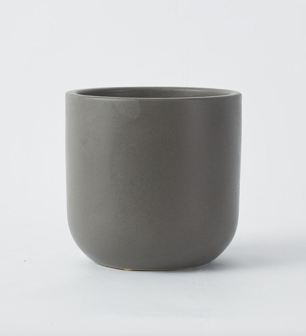Graphite Earthenware 16cm Pot