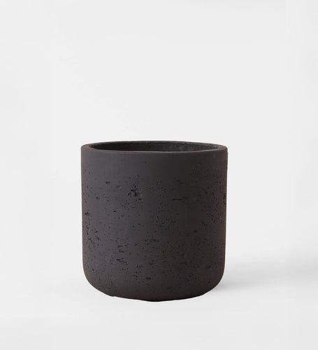 Dark Grey Concrete Pot
