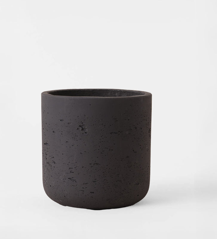 Dark Grey Concrete Pot