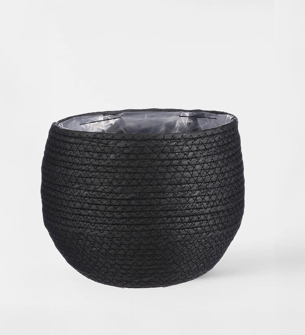 Black Plant Basket 19cm
