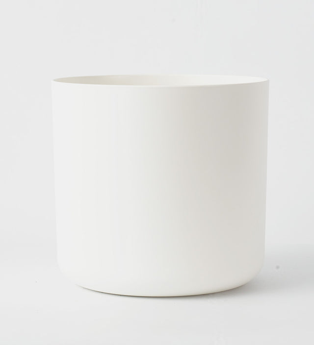 White Matt 22cm Pot