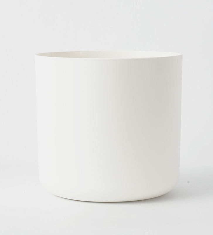 White Matt 22cm Pot