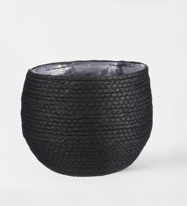 Black Plant Basket 21cm
