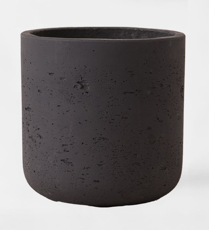 Dark Grey Concrete Pot