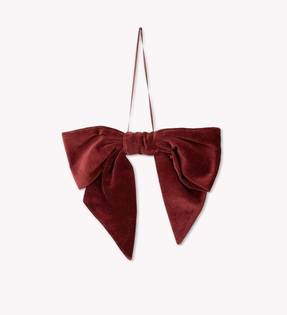 Burgundy Bow