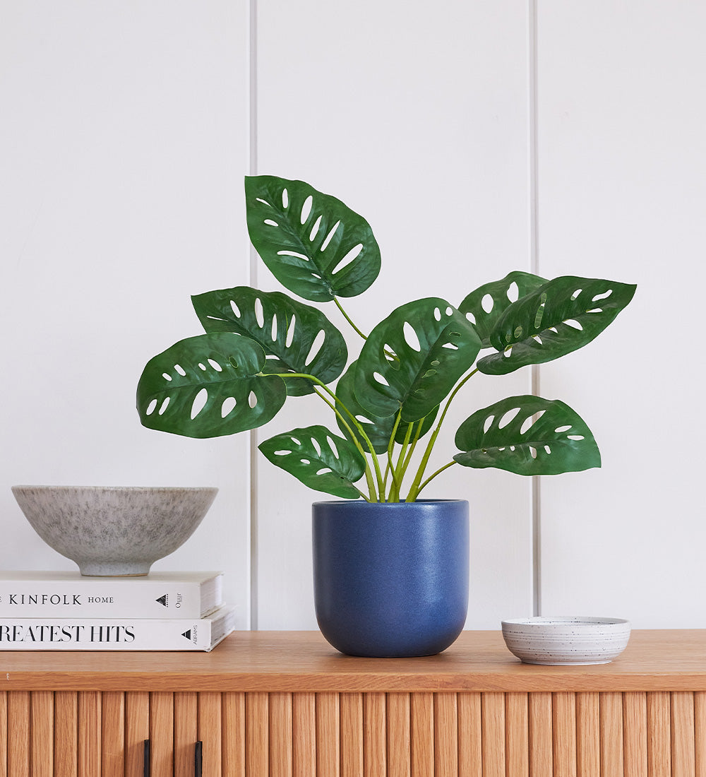 Artificial Monstera Monkey