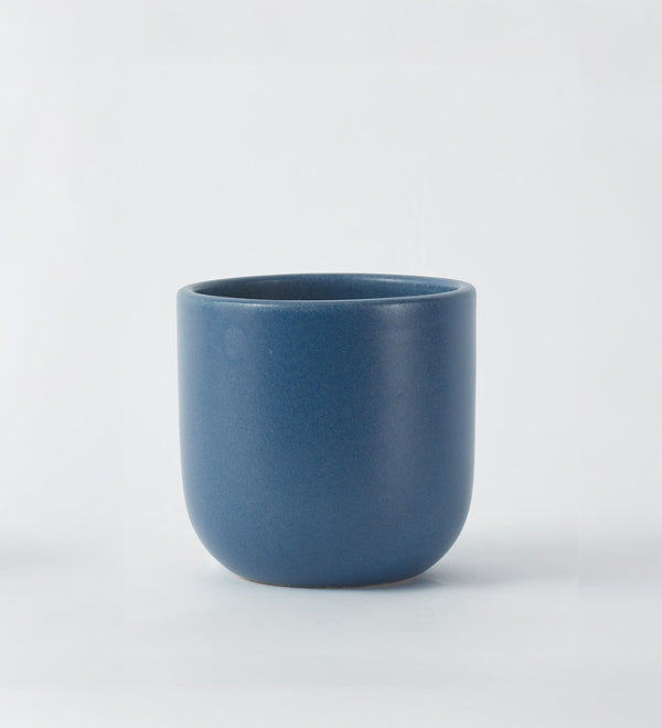 Inky Blue Earthenware 14cm Pot