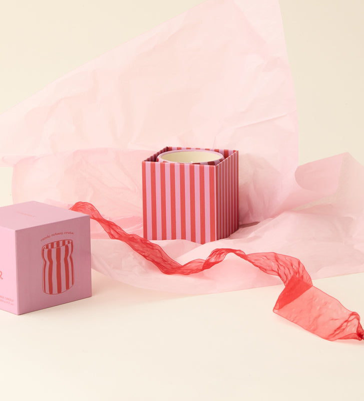 Pink Peppermint Candle