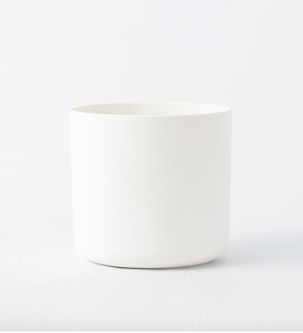 White Matt 18cm Pot