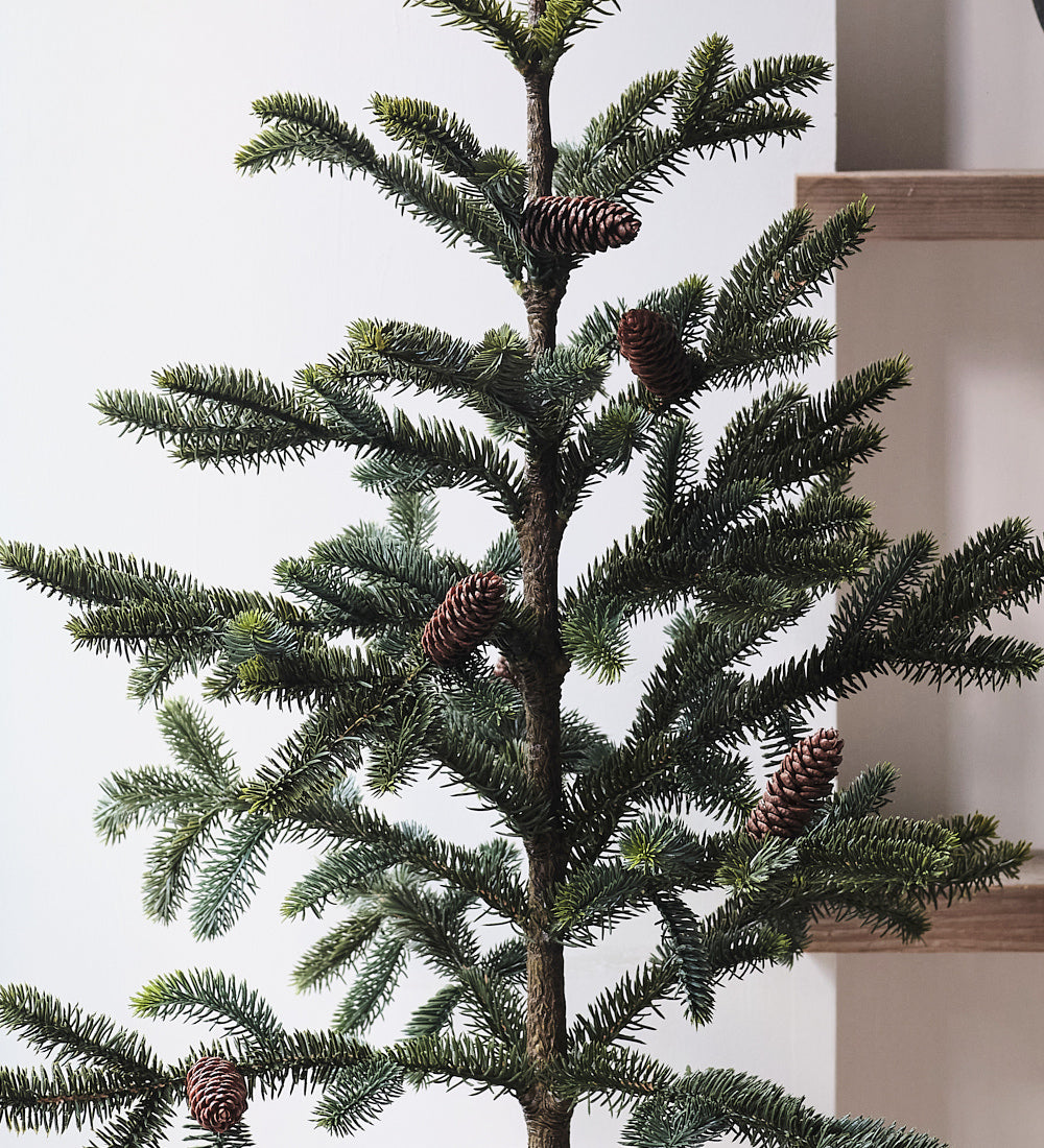 3ft Artificial Norfolk Pine with Cones