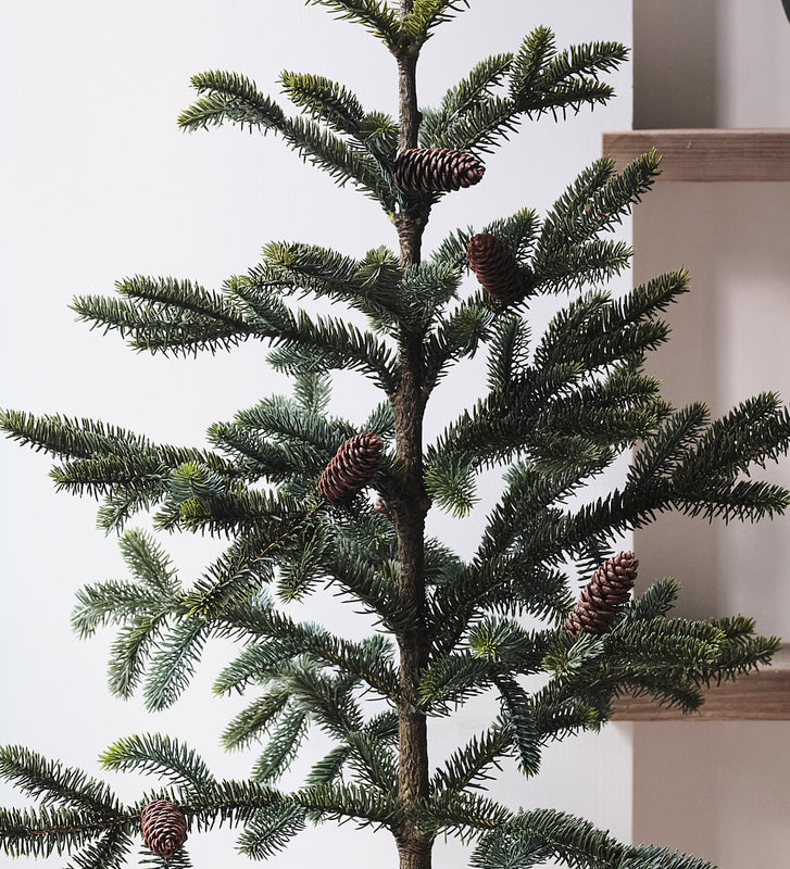 3ft Artificial Norfolk Pine with Cones