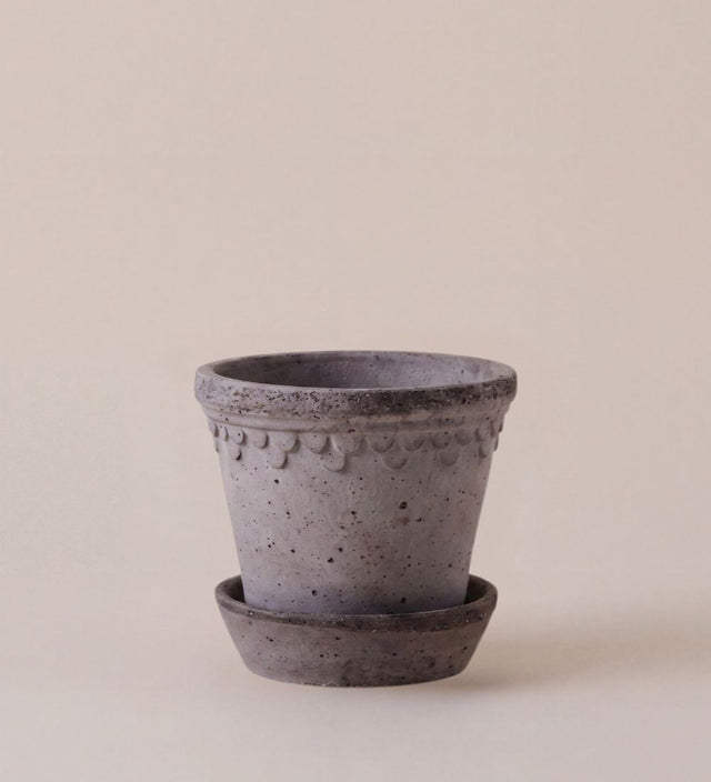 Grey Bergs Pot 12cm