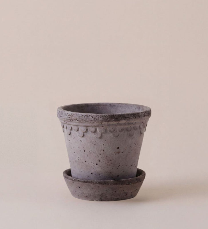 Grey Bergs Pot 12cm
