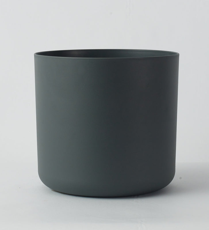 Dark Grey Matt 22cm Pot