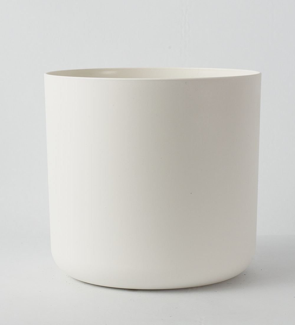 White Matt 30cm Pot