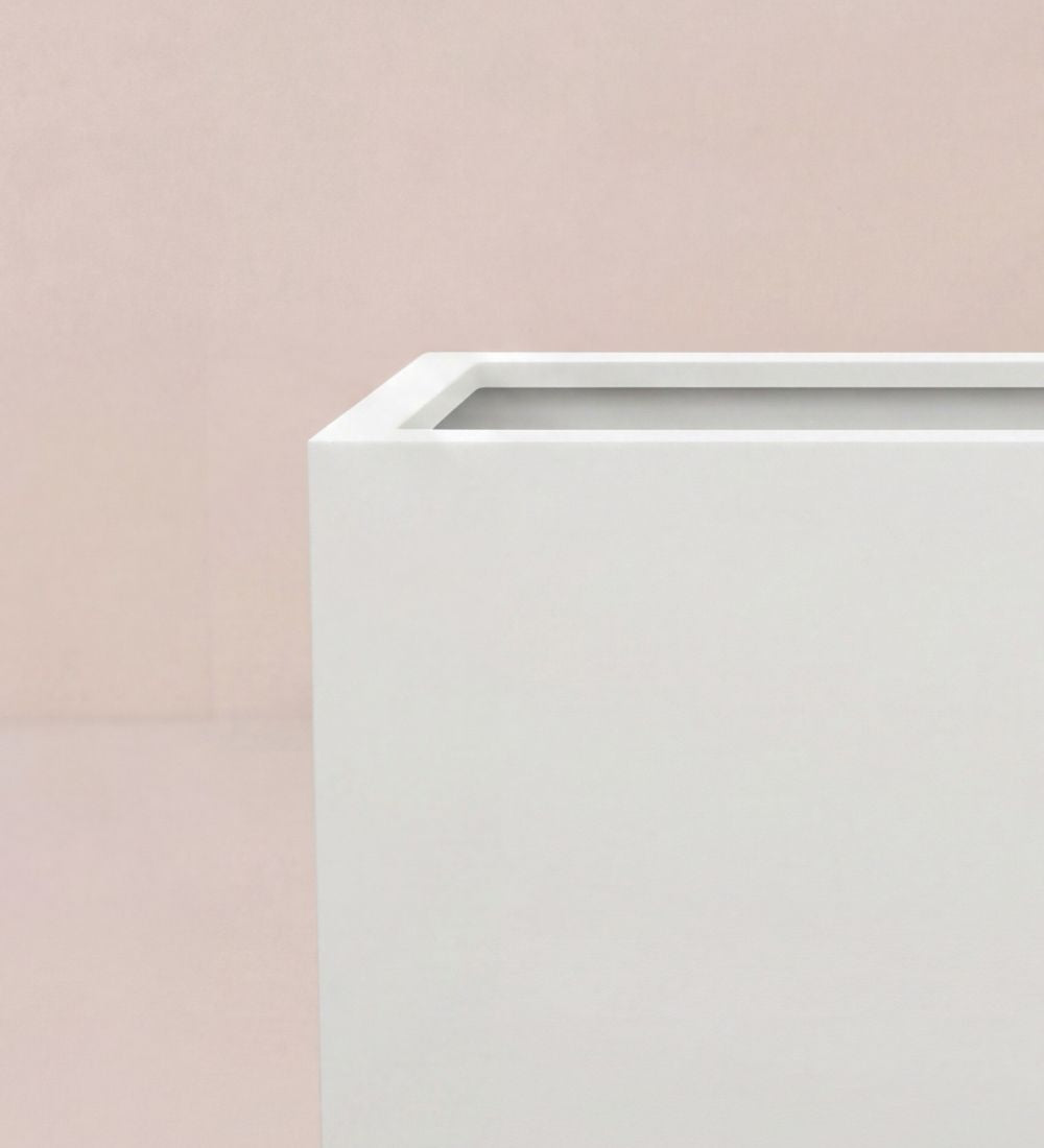White Square Pot 30cm