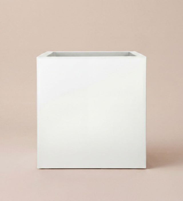 White Square Pot 30cm
