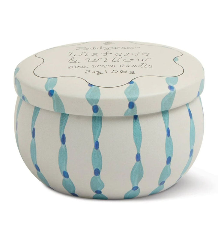 Wisteria & Willow Tin Candle