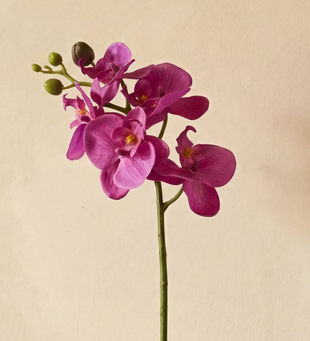 Artificial Purple Orchid & Pot