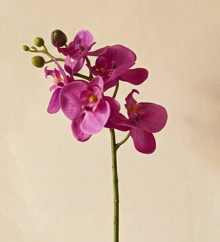 Artificial Purple Orchid & Pot
