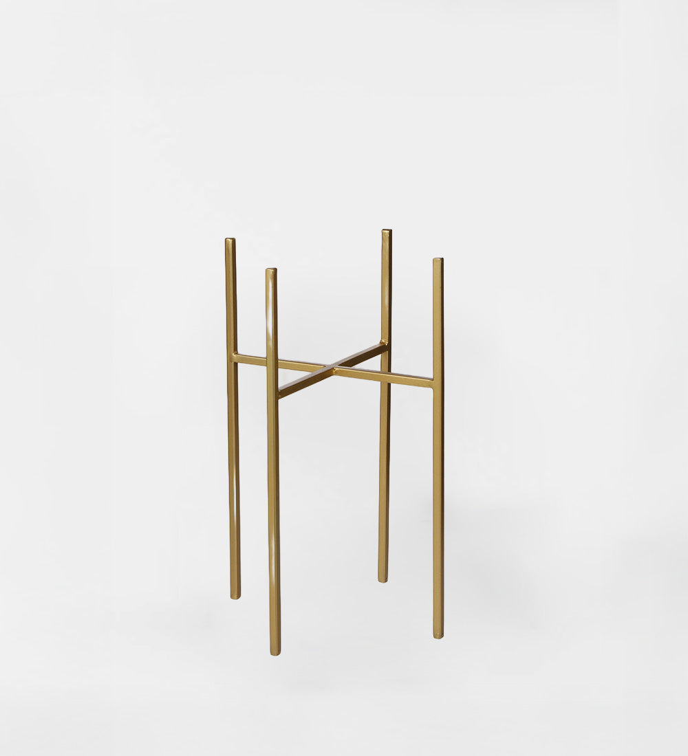 Gold Plant Stand 35cm