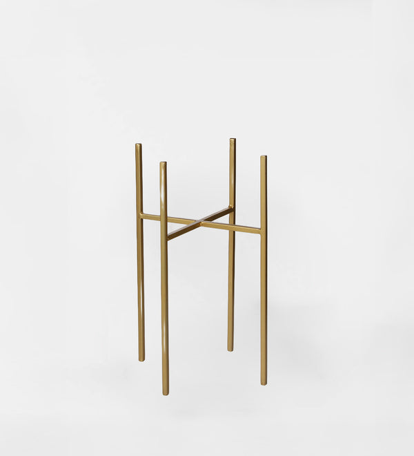 Gold Plant Stand 35cm