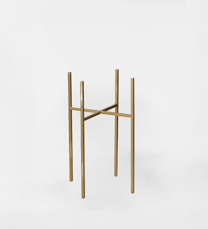 Gold Plant Stand 35cm