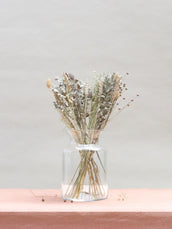 Scandi Dried Flower Display With Vase - Leaf Envy